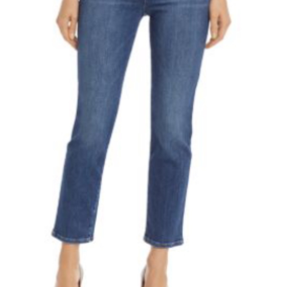 Frame Denim Women’s Straight Leg Jeans in Medium Blue